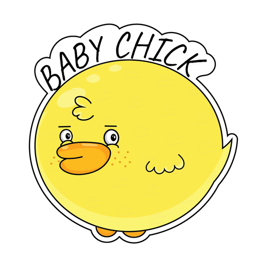 Baby chick sticker sheet