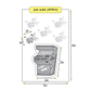 arcade machine sticker size guide
