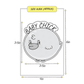 Baby chick sticker sheet size guide