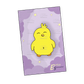 Baby Chick Enamel Pin - A heartwarming enamel pin featuring an adorable baby chick, perfect for bird lovers and fans of all things cute and cuddly.