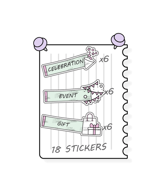 Minty blush, planner stickers add a festive touch to organization, with options for celebrating joyful occasions, coordinating special events with event-themed stickers, and thoughtful gift planning and giving through dedicated gift planner stickers.