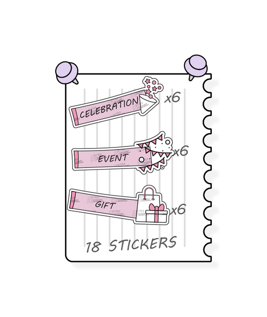 Rose fusion planner stickers add a festive touch to organization, with options for celebrating joyful occasions, coordinating special events with event-themed stickers, and thoughtful gift planning and giving through dedicated gift planner stickers.