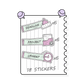 Minty blush, planner stickers are designed for effective project management, including managing important project deadlines with deadline stickers, tracking and organizing project tasks with project planner stickers, and marking and prioritizing urgent tasks with dedicated urgent planner stickers.