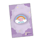 Kindness Piggy Enamel Pin - An endearing enamel pin featuring a cute piggy holding a rainbow with 'Be Kind' below, perfect for spreading positivity and promoting kindness.