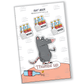 Sticker of a cute rat with a thumbs-up gesture and a big smile, surrounded by empty beer bottles, embodying a joyful and positive vibe