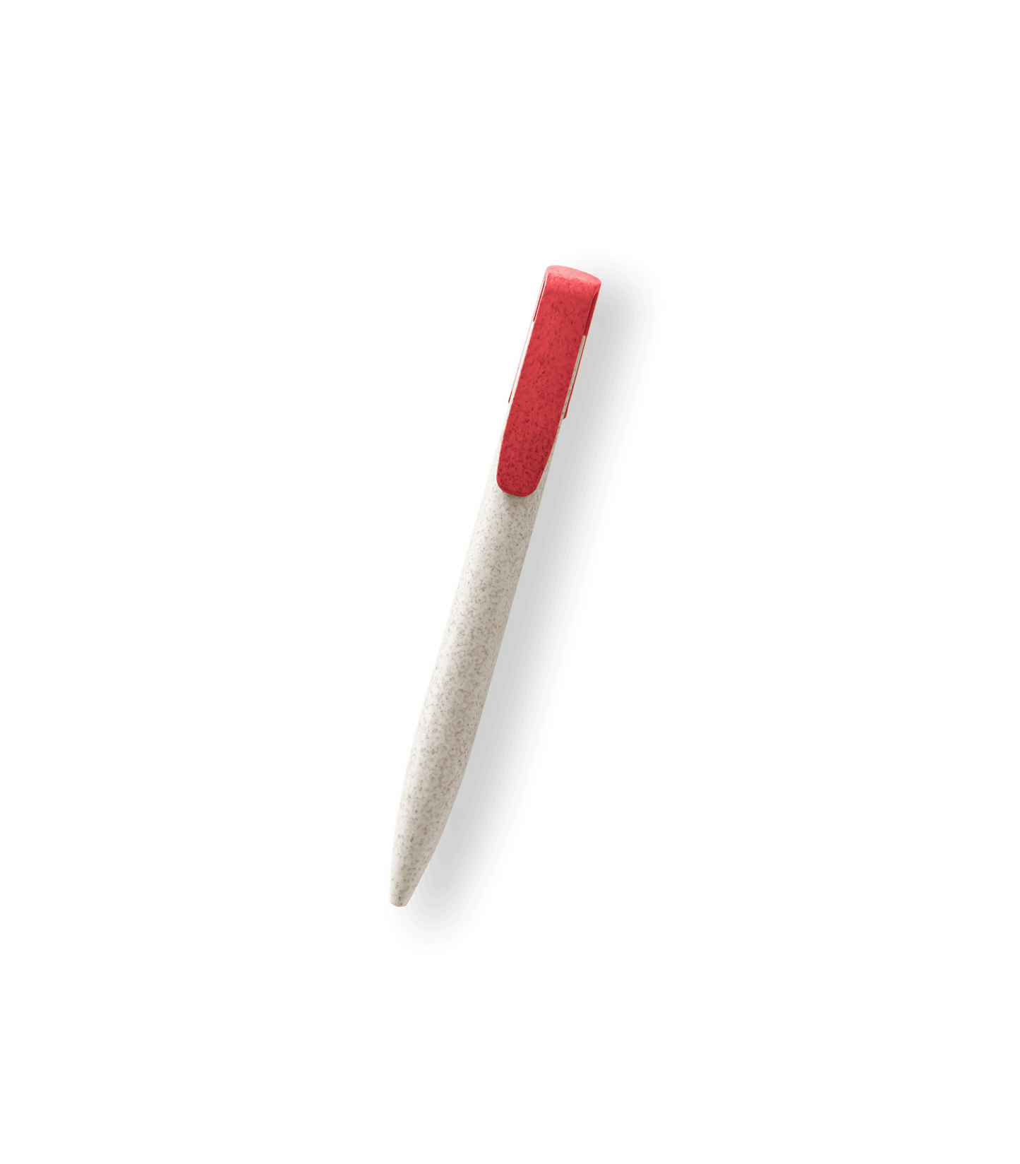 Eco-friendly Red Recycled Pen in a sleeve