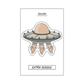 Spaceship sticker main sheet