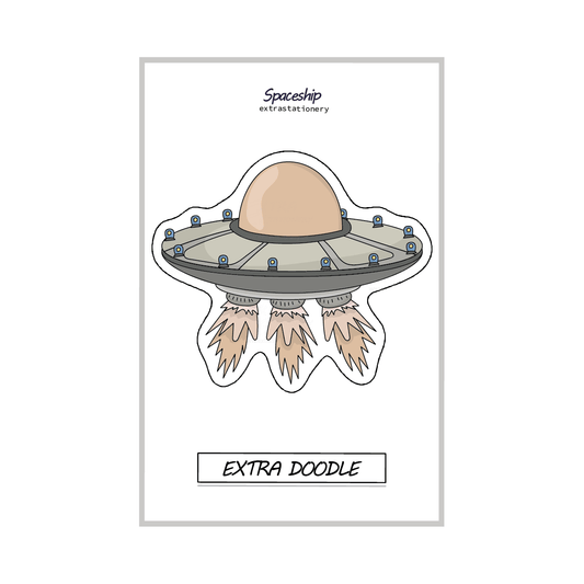Spaceship sticker main sheet