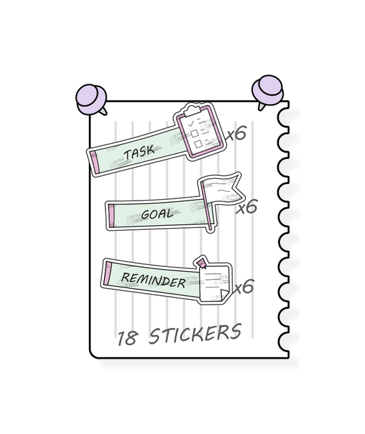 Minty blush, planner stickers serve diverse planning purposes, offering vibrant options for efficient task management, goal-oriented planning to achieve targets, and reminders for crucial deadlines, events, and appointments.