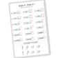 Minty Blush color, Productivity planner sticker sheet with task, goal, and reminder stickers  18 stickers in total (6 of each type)