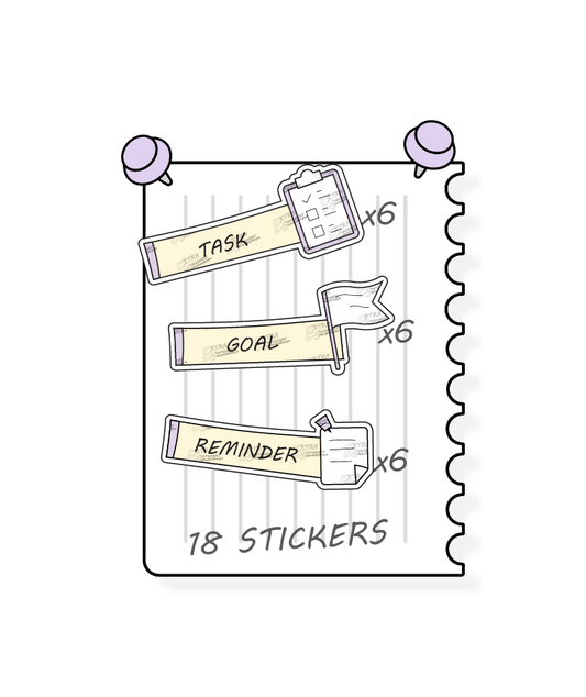 Sunshine lilac, planner stickers serve diverse planning purposes, offering vibrant options for efficient task management, goal-oriented planning to achieve targets, and reminders for crucial deadlines, events, and appointments.